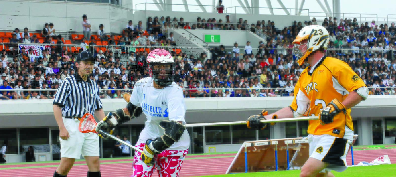 UMBC lacrosse plays Japan's East Blue team