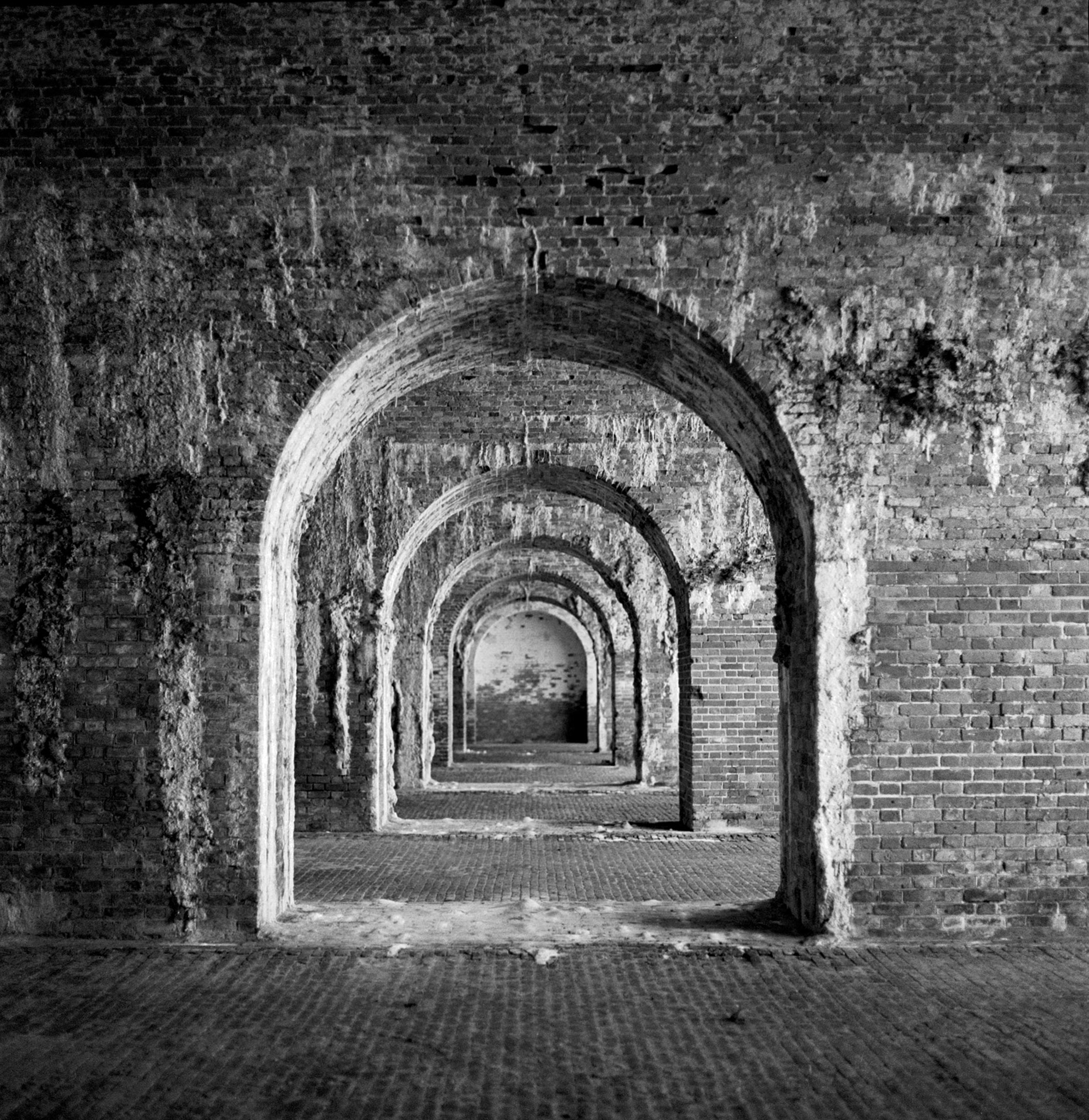 Interior, Fort Morgan, Battle Site Mobile Bay, Alabama 2003 Silver gelatin print