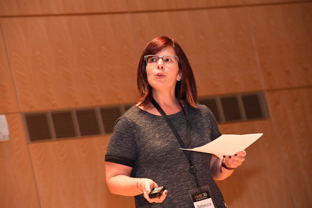 Rebecca Adelman presents at GRIT-X.