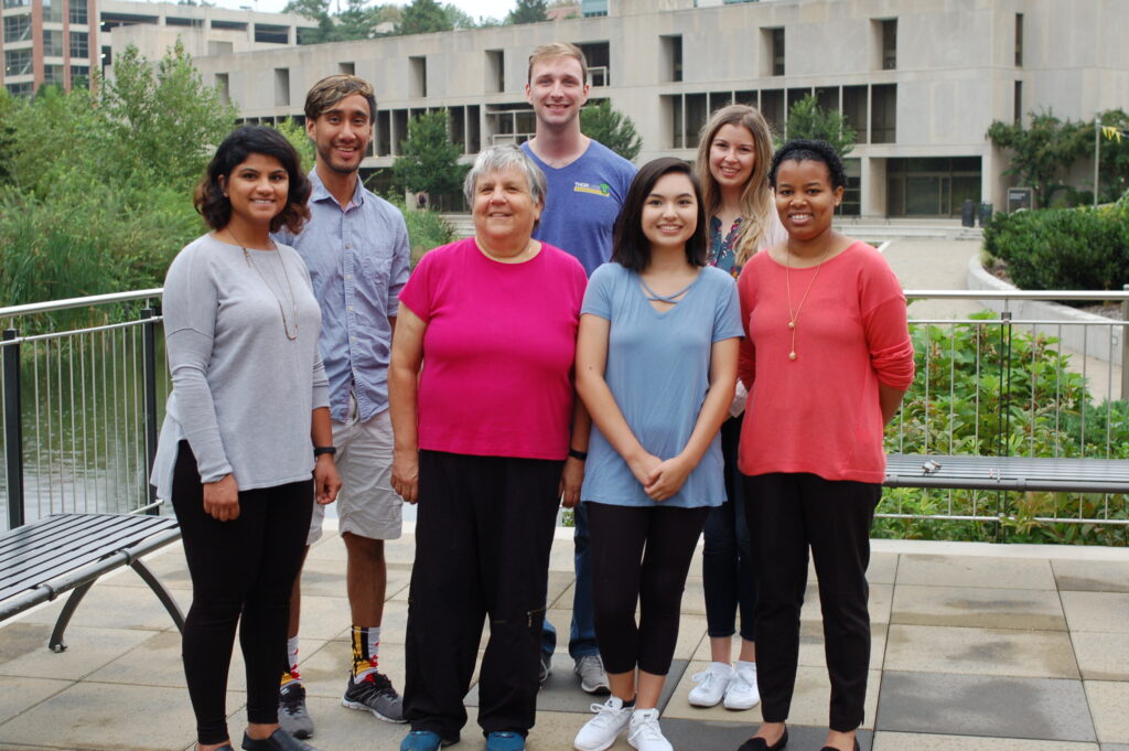Phyllis Robinson and the members of her lab.