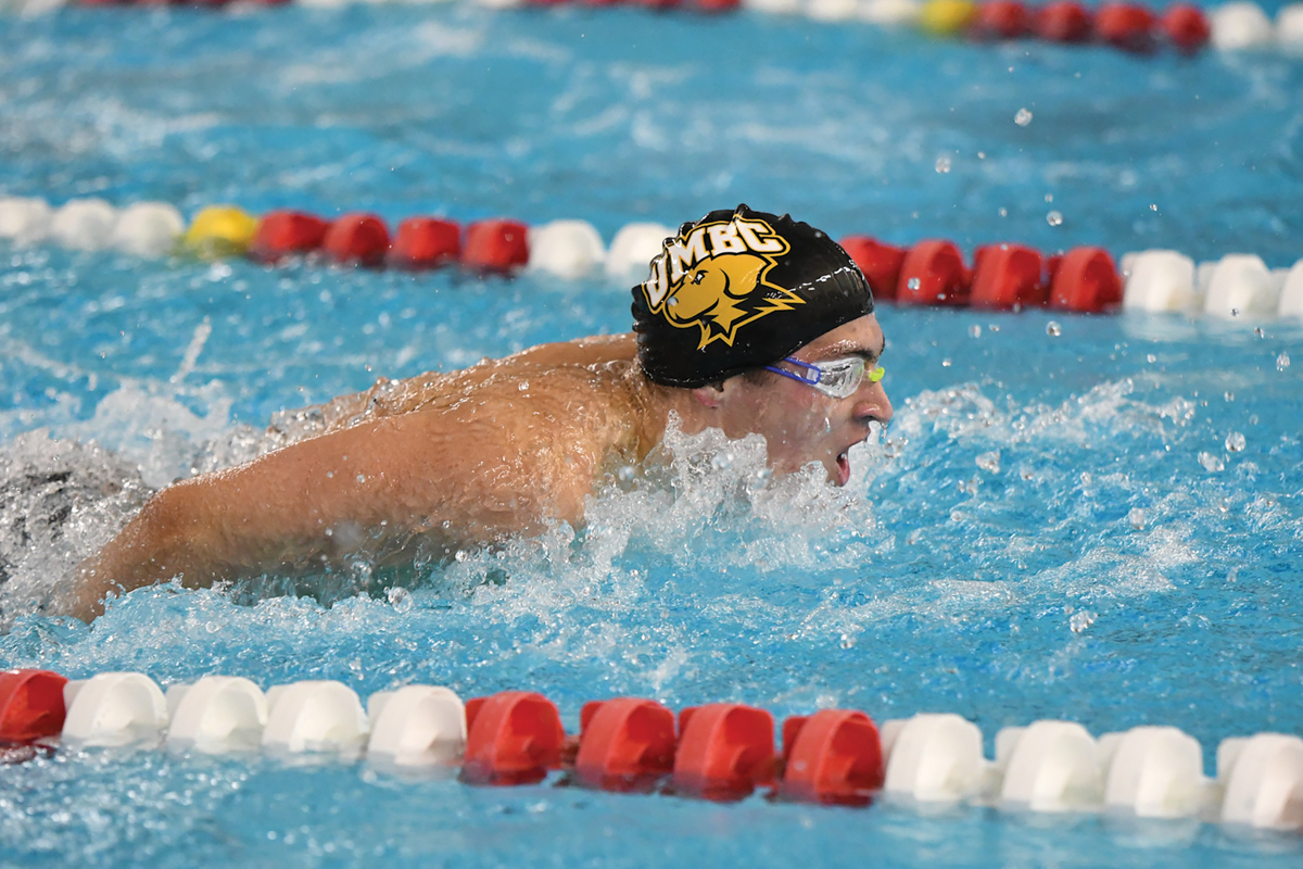 Mac Hoskins celebrates a great race. Photo by Colleen Humel.