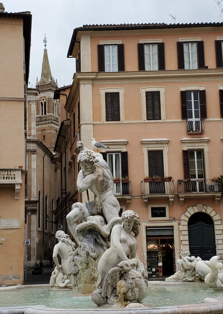 Piazza Navona in Rome, Italy.