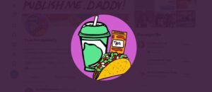 Taco Bell Quarterly cartoon drawing, screenshot from their Twitter page