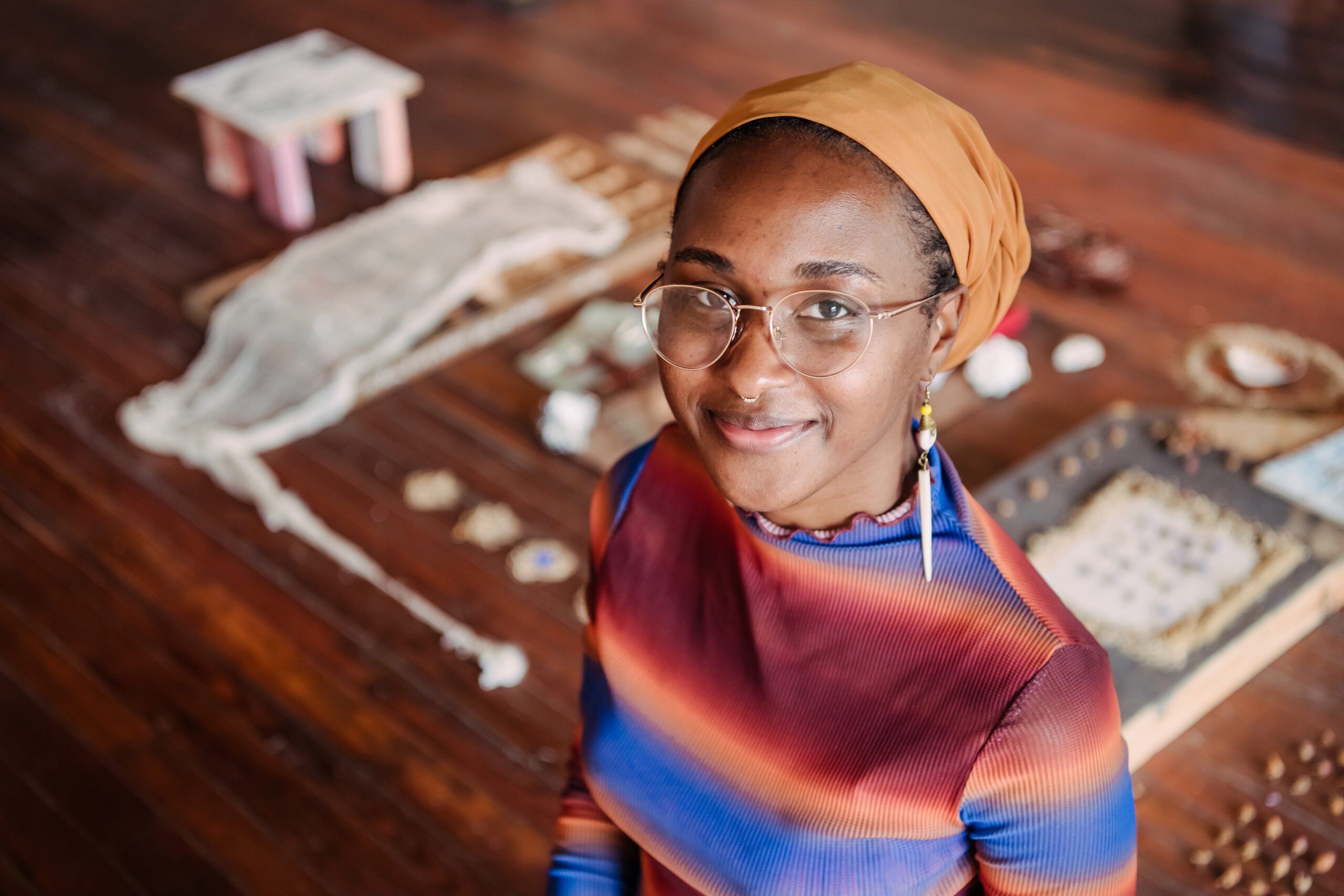 Safiyah Cheatam, multimedia artist and UMBC IMDA alum