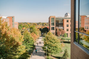 UMBC's campus on a bright Fall day