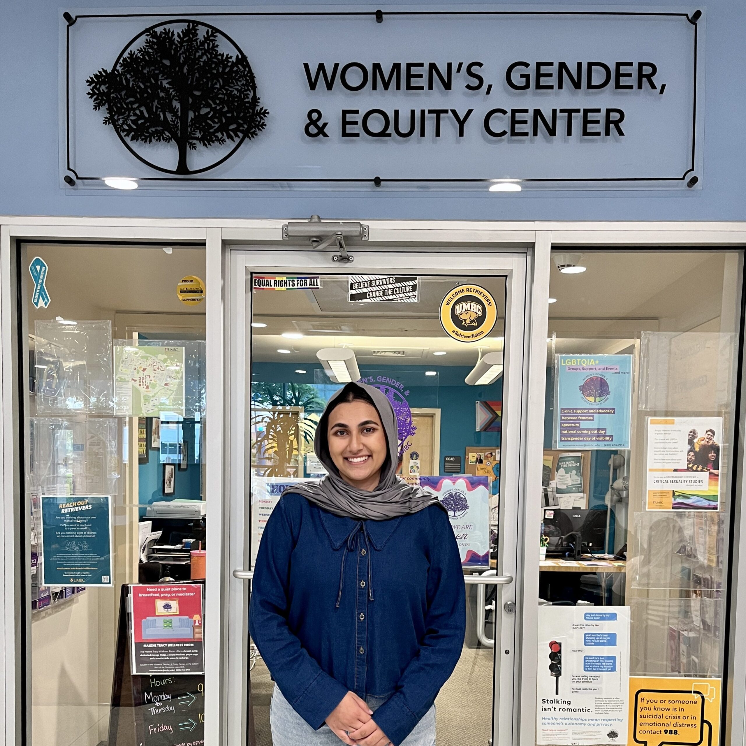 Meet a Retriever—Tanzila Malik, gender and women’s studies major, and multi-semester on-campus intern