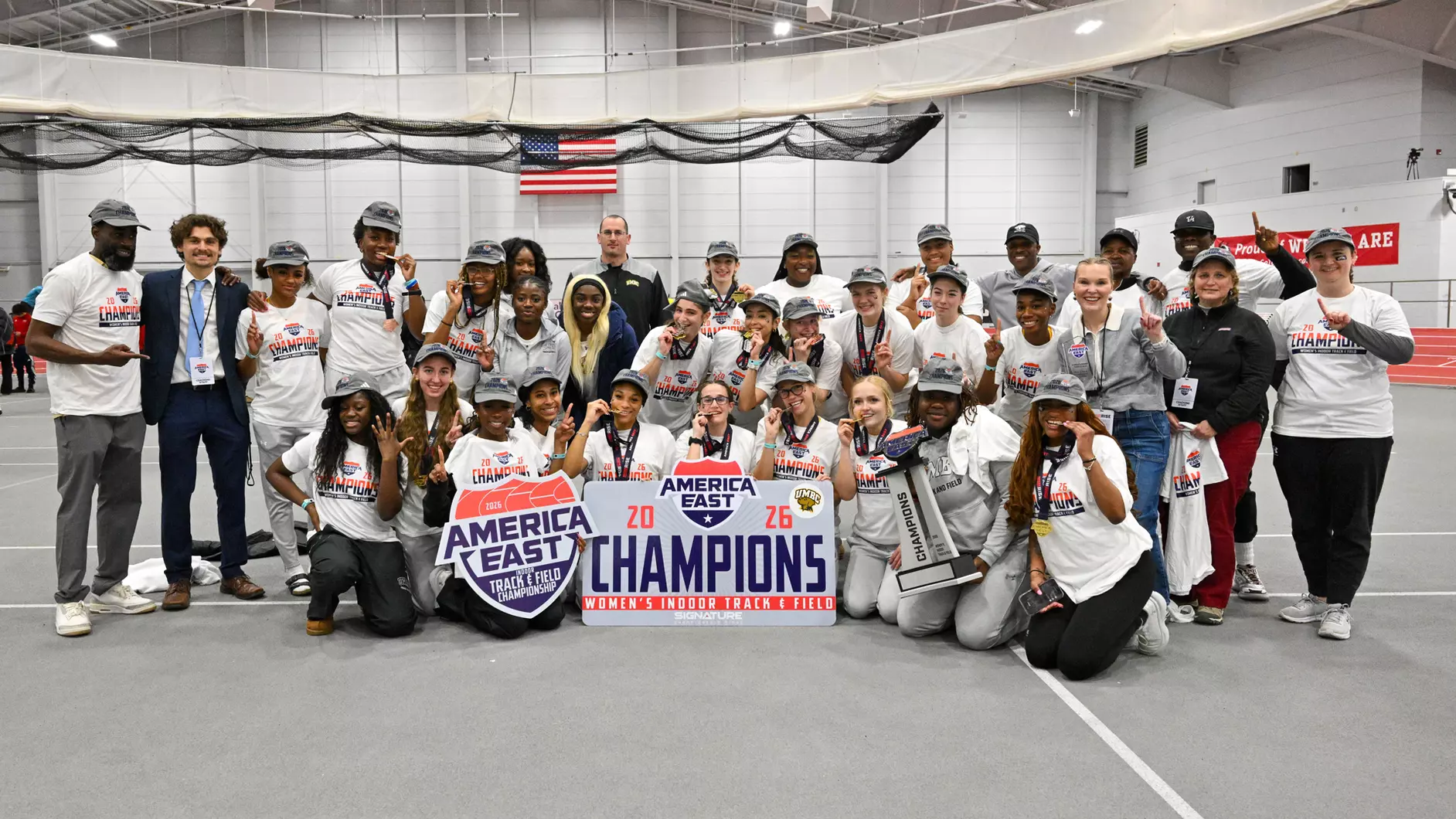 On the track and in the pool, UMBC nabs America East titles