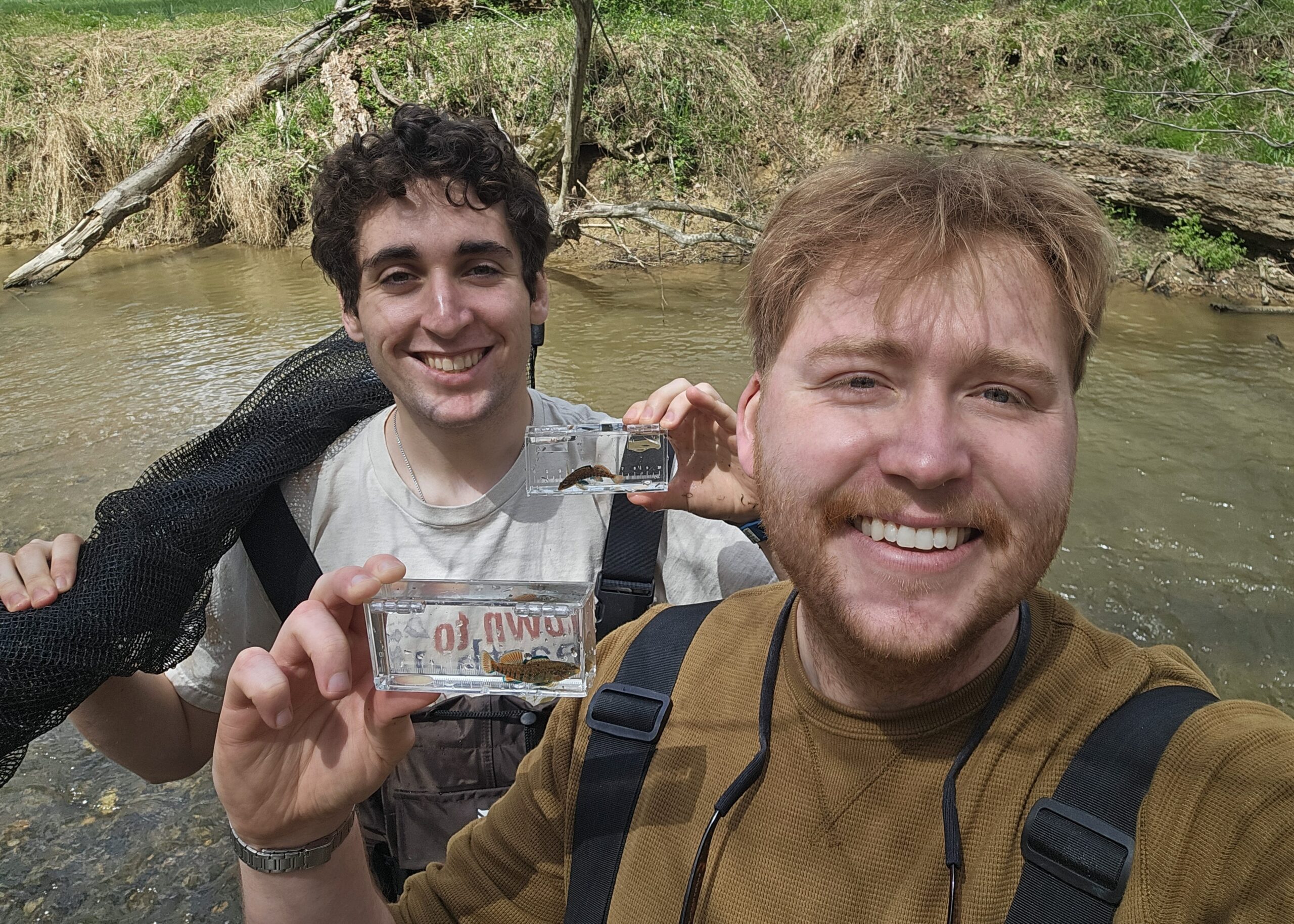 Darter detective: Ph.D. student Payton Barry on ecosystems, outreach, and grant hunting