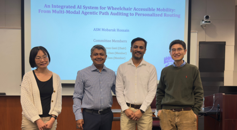 Meet a Retriever—ASM Mobarak Hossain, M.S. ’26, COEIT Computing for Social Good Award recipient